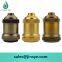 CE/VDE/ULvintage screw brass colour metal light bulb socket lamp socket e27