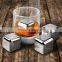 stainless steel whisky cooler rocks/whisky stones/wine ice cubes