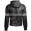Women's black leather jacket
