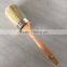 Pure Bristles Wax Brush With Professional Crafts