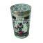 Red empty slip slide round tin container, lip balm tin box, Aluminium cosmetic tins
