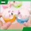 portable plastic colorful funny child cartoon bear double pencil sharpener