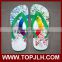 factory hot sell DIY personalized sublimation blank rubber flip flops