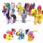 plastic cartoon horse figurines,Promotional horse plastic figurine,Popular new animal plastic figurines