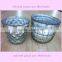 high quality electroplate glass vase for Christmas Decoration