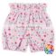 boutique toddler baby kids summer bubble floral elastic high waist vintage short pants