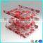 Fashion pop acrylic floor dispaly rack,home decoration display stand,acrylic bookshelf