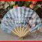 Customizd bamboo cloth fan for film advertising