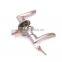 zinc commercial room office hotel glass heavy duty security door lever handle cylinder lock