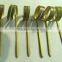 Whole sale Disposable Natural Bamboo Material fruit fork for Restaurant or bar use