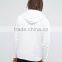 Custom Side Pockets With Hood Men's 100% Cotton Casual Breathable White Solid Pullover Hoodies