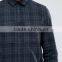 Long Sleeve Point Collar Two Chest Pocket Mens Pre-Shrunk 100% Cotton Breathable Comfort Fit Casual Check Shirts