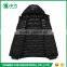 Classic Design Winter Breathable Hooded Black Puffer Jacket for Men