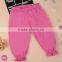 Newest Fashion Girl Casual Loose Linen Trousers,Kids Elastic Hems Pants