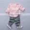 AS-434B High quality baby clothes linen baby clothing newborn boys clothing children causal wear