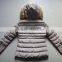 Women Fake Fur Hood Winter Padding Jacket