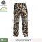Mens cargo pants with side pockets,merino wool military cargo pants