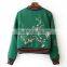 Runwaylover EY0987C New Style 2016 Women Fashion Embroidery Bomber Jackets