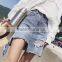 Runwaylover 5042 Sexy Europea Hot Sale Ripped Denim Skirt
