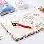 A6 hardcover planner custom section sewing flexible back diary notebook /sketch notepad /memo pad