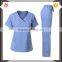 OEM cotton polyester medical scrubs china plain solid hospital uniform