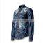 2016 Camouflage style men washed denim casual shirt