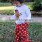 wholesale reindeer embroidery boutique kids christmas clothes