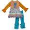 thanksgiving turkey stripe kids wholesale boutique clothing