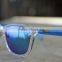 hot sale UV400 CE FDA custom logo promotion sunglasses frog transparent frame mirror lenses sunglasses DLC9003