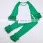 Adorable Christmas set clothing ruffle raglan blanks shirts with icing leggings outfits clothes sets