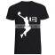 High quaity cotton unisex T-shirt-Baseball printed logo t-shirt-customise logo-Summer wear & casual wear t-shirt