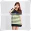 Bambus Stripes Long T-shirt Blouse Home Wear Girls