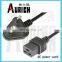 ac power cord for 220v~250v with model plug e14 lamp socket electrical cable wire south africa edison lamp holder power cable