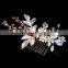 Bride wedding headdress Jelly color hair comb Wedding Jewelry