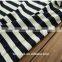 Nice model lady stripe cotton dress summer short sleeve knit soft cotton dresses