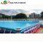 Metal Steel Frame Structural Swimming Pool, Metal frame Ground Stand paddle inflatable Swimming Pool for CE