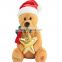 2017 hot sell christmas plush toys stuffed plush christmas decoration candy teddy bear toy
