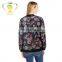 factory direct supply hot selling fashion saree blouses design long sleeve floral blouses