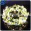 2017 Hot Lighted plastic flower garland for Festive