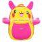 Boys Girls School Bags 3D Pikachu Prints Backpack