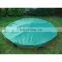 Customizable Circular PE tarp, waterproof UV protection round swimming pool tarp/ round baseball mound tarp