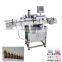 Glass Plastic flat bottle sticker labeling machine wrap around with printer