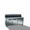 Fan Cooling Electric Stainless Steel Horizontal Refrigerator / Refrigerated Pizza Prep Table / Under Table Refrigerator