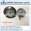 304 stainless steel glycerine or silicone oil filled pressure gauge