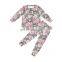 Soft baby girls pajamas with printed paterns