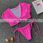 Neon Bikini Thong Leopard Micro Swimsuit Women High Leg Cut Swimwear Bandage Swimming Suit Strappy Biquini Leopard Bikinis 2019