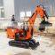 Mini Excavator 800kg Mini Pelle Excavator Red Smallest Mini Excavator for Sale