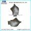 Fishtail pilot teeth for auger bucket