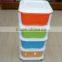 4 tier removable plastic storage drawer, plastic storage cabinet