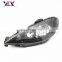 R 087276 L 087275 Car (crystal black) front head lamp Auto Parts (crystal black) front head lights for peugeot 206